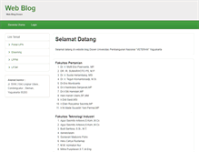Tablet Screenshot of blog.upnyk.ac.id